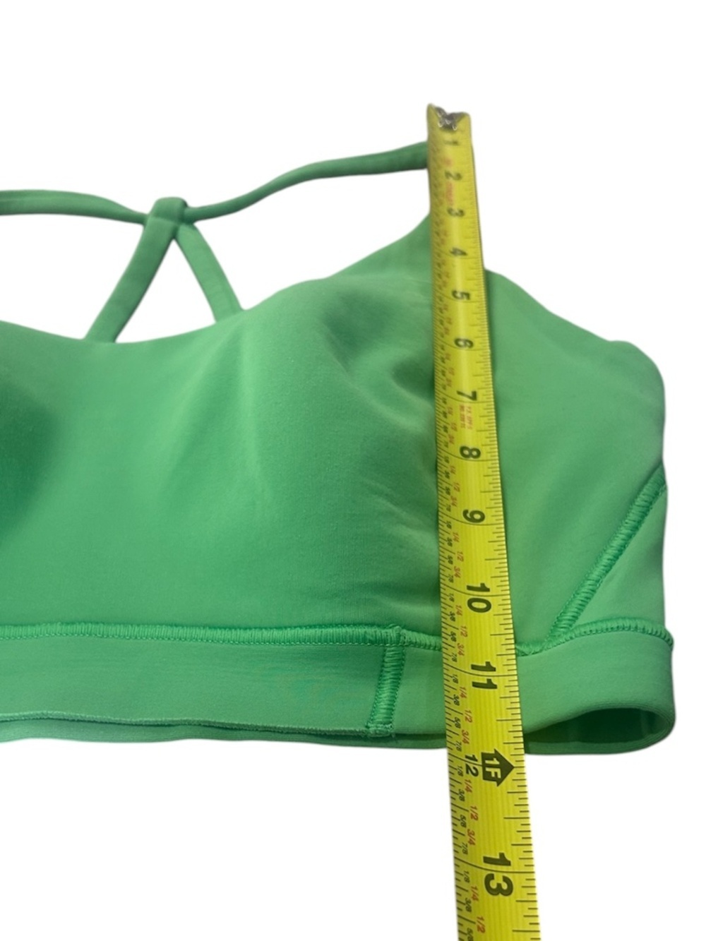 Gymshark Studio Sports Bra Size Small In Apple Green Sleeveless Strappy Back - Picture 6 of 10